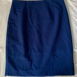Blue mid skirt